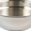 Schüssel silber Edelstahl B/H/L/D: ca. 28,5x10x28,5x28 cm