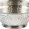 Schüssel silber Edelstahl B/H/L/D: ca. 24x10x24x24 cm