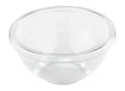 Schüssel transparent H/D: ca. 13,5x28 cm