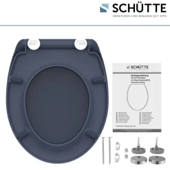 Schütte Duroplast WC-Sitz ANTHRAZIT Duroplast