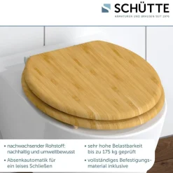 Schütte WC-Sitz Bambus