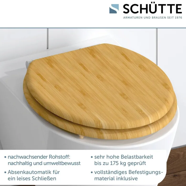 Schütte WC-Sitz Bambus
