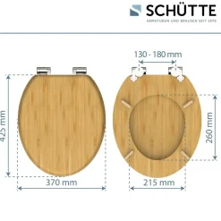 Schütte WC-Sitz Bambus