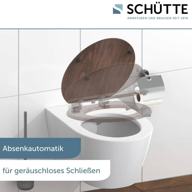 Schütte WC-Sitz DARK WOOD MDF