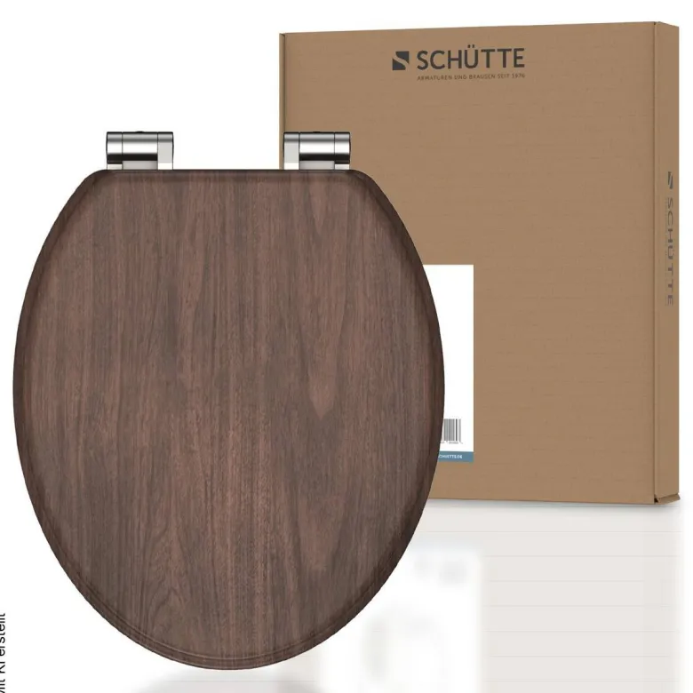 Schütte WC-Sitz DARK WOOD MDF