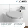 Schütte WC-Sitz GREY Duroplast