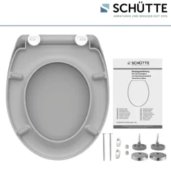 Schütte WC-Sitz GREY Duroplast