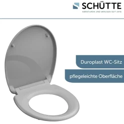 Schütte WC-Sitz GREY Duroplast
