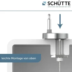 Schütte WC-Sitz GREY Duroplast