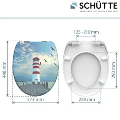 Schütte WC-Sitz LIGHTHOUSE Duroplast