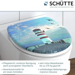 Schütte WC-Sitz LIGHTHOUSE Duroplast