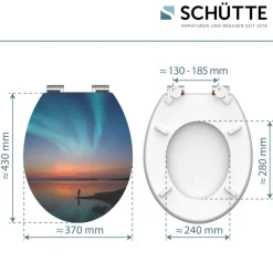 Schütte WC-Sitz Polarlichter MDF