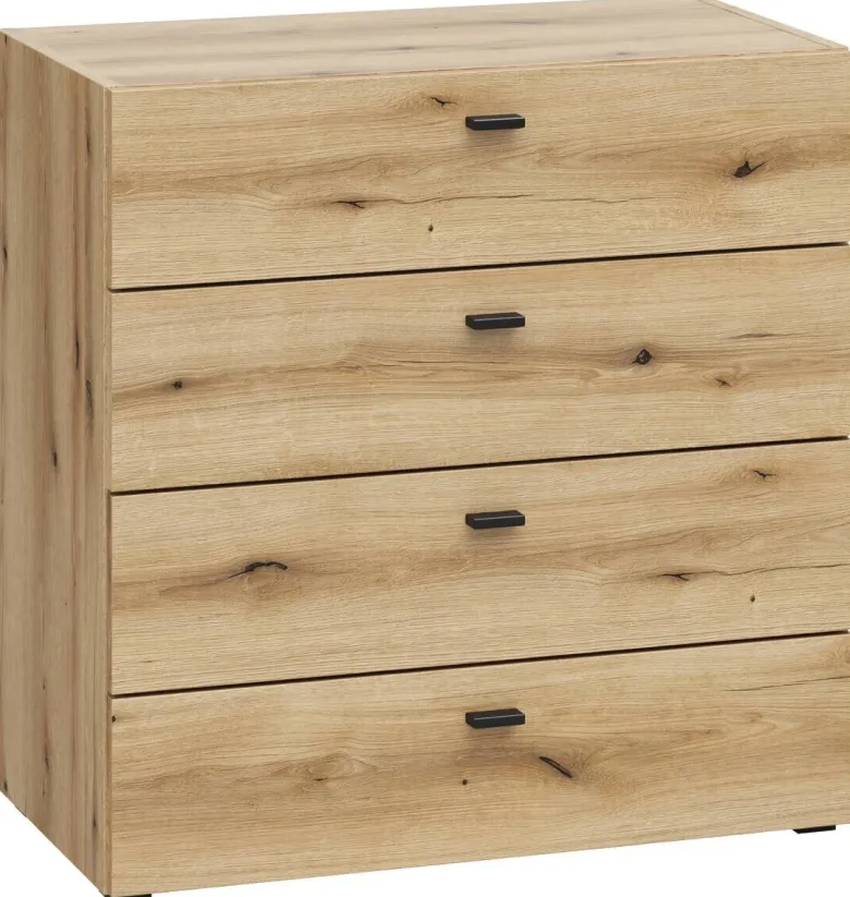 Schubkastenkommode System 64 Evoke Oak Nachbildung B/H/T: ca. 64x64x35 cm