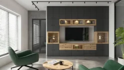 Schubkastenkommode System 64 Evoke Oak Nachbildung B/H/T: ca. 64x32x35 cm