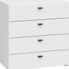Schubkastenkommode System 64 weiß matt B/H/T: ca. 64x64x35 cm