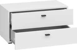 Schubkastenkommode System 64 weiß matt B/H/T: ca. 64x32x35 cm