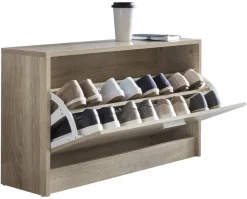 Schuhbank Eiche Sonoma Nachbildung B/H/T: ca. 80x47x24 cm