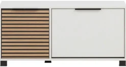 Schuhbank Loft weiß matt B/H/T: ca. 98,4x47,2x33,05 cm