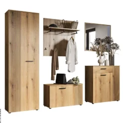 Schuhbank Pure Bliss Eiche Evoke Oak Nachbildung B/H/T: ca. 80x49x36 cm