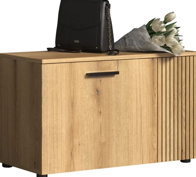 Schuhbank Pure Bliss Eiche Evoke Oak Nachbildung B/H/T: ca. 80x49x36 cm