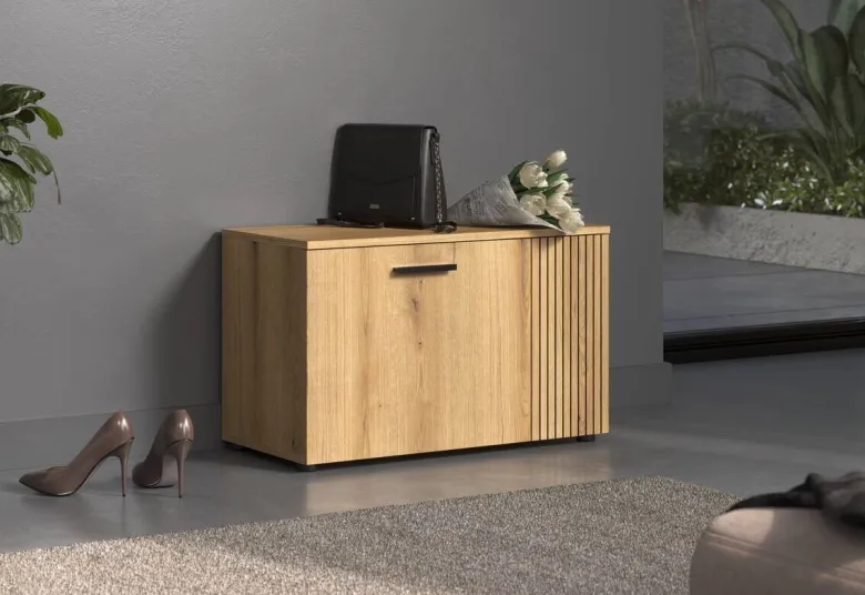 Schuhbank Pure Bliss Eiche Evoke Oak Nachbildung B/H/T: ca. 80x49x36 cm
