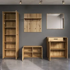 Schuhbank Pure Bliss Eiche Evoke Oak Nachbildung B/H/T: ca. 80x49x36 cm