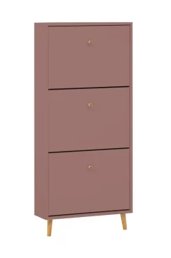 Schuhkipper Bjarne, 3er mauve B/H/T: ca. 59,8x131x19,55 cm