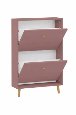 Schuhkipper Bjarne, 2er mauve B/H/T: ca. 59,8x92,2x19,55 cm