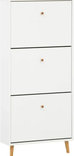 Schuhkipper Bjarne weiß matt B/H/T: ca. 59,8x131x19,55 cm