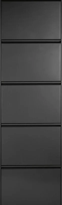 Schuhkipper Blacky schwarz matt B/H/T: ca. 50x170x13 cm