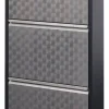 Schuhkipper Clip silber lackiert Optik anthrazit B/H/T: ca. 50x105x13,5 cm