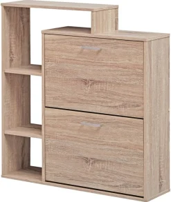 Schuhkipper Eiche Sonoma Nachbildung B/H/T: ca. 24x93x85 cm