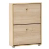 Schuhkipper Flora, 2er Eiche Nachbildung B/H/T: ca. 59,8x83,2x19,55 cm