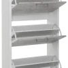 Schuhkipper Fulda Beton Optik weiß B/H/T: ca. 61x115x25 cm