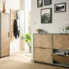 Schuhkipper Piazza, 2er Pistazie Eiche Nachbildung B/H/T: ca. 59,8x85,7x19,55 cm