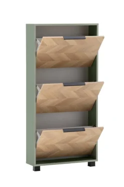 Schuhkipper Piazza, 3er Pistazie B/H/T: ca. 59,8x124,5x19,55 cm