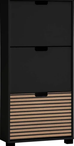 Schuhkipper Ryker schwarz matt B/H/T: ca. 59,8x124x19,5 cm