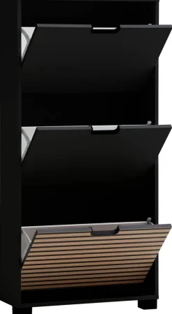 Schuhkipper Ryker schwarz matt B/H/T: ca. 59,8x124x19,5 cm