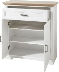 Schuhkommode Jasmin Pinie Nachbildung Eiche Artisan Nachbildung B/H/T: ca. 93x102x41 cm