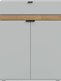 Schuhkommode Naro weiß Evoke Oak Nachbildung B/H/T: ca. 75x98x37 cm