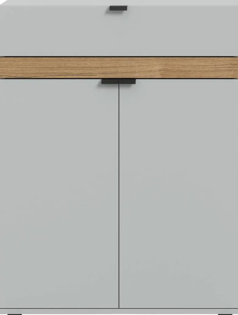 Schuhkommode Naro weiß Evoke Oak Nachbildung B/H/T: ca. 75x98x37 cm