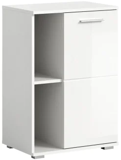 Schuhkommode PREGO weiß B/H/T: ca. 55x79x37 cm