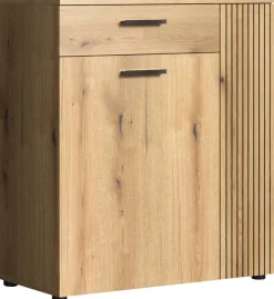 Schuhkommode Pure Bliss Eiche Evoke Oak Nachbildung B/H/T: ca. 80x89x36 cm