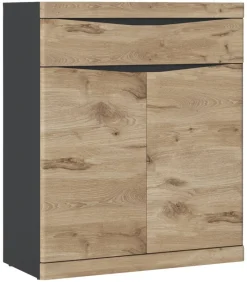 Schuhkommode Spring Eiche Eiche Viking Nachbildung B/H/T: ca. 86x102x40 cm