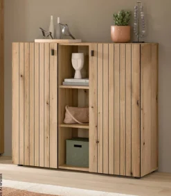 Schuhkommode STATION Evoke Oak Nachbildung B/H/T: ca. 106x96x37 cm