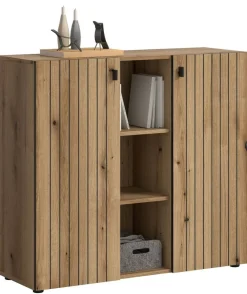 Schuhkommode STATION Evoke Oak Nachbildung B/H/T: ca. 106x96x37 cm