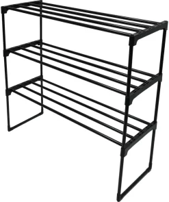 Schuhregal Bibi schwarz B/H/T: ca. 67x51x29 cm