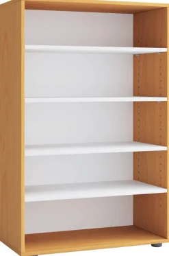 Schuhregal Lona buche Nachbildung weiß B/H/T: ca. 70x110x37 cm