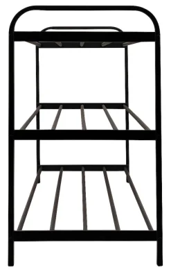 Schuhregal Manfred schwarz B/H/T: ca. 90x49x29 cm