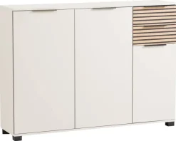 Schuhschrank Alexa creme beige B/H/T: ca. 141,9x105,5x35 cm
